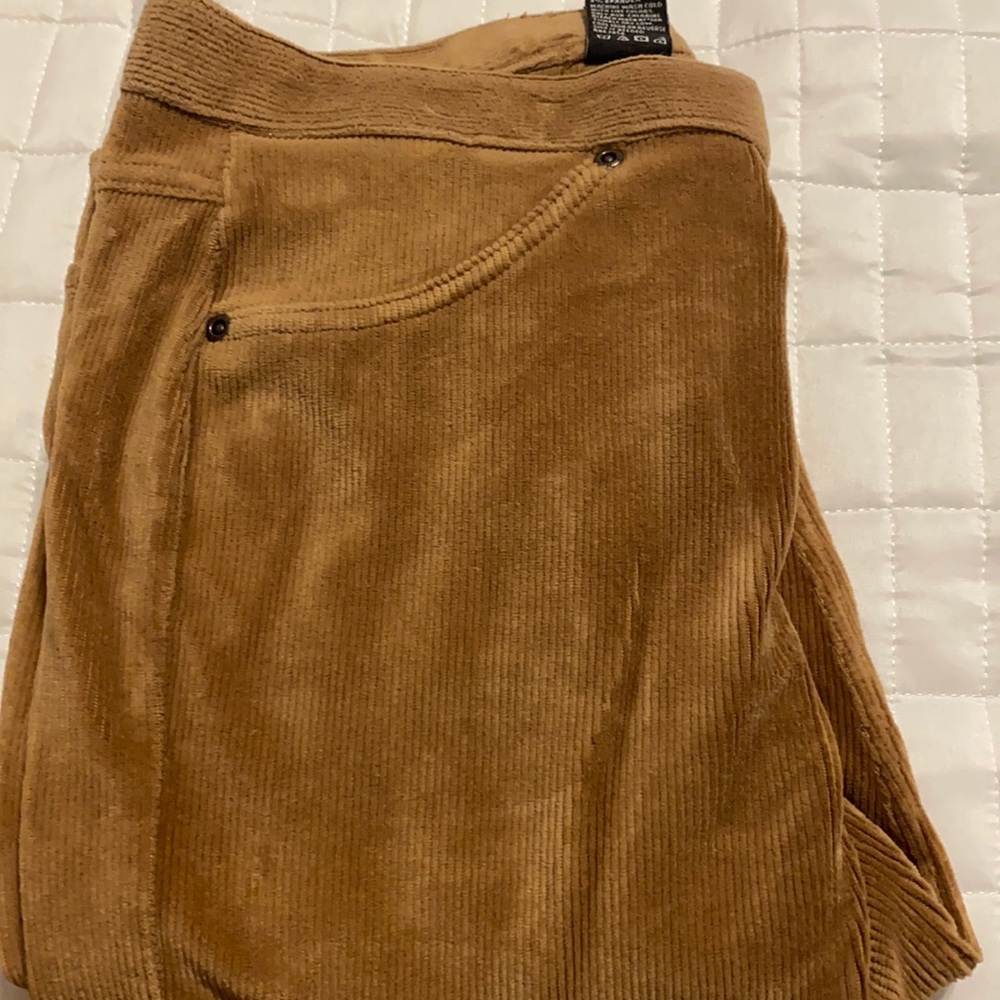 Velvet pants skinny fit
